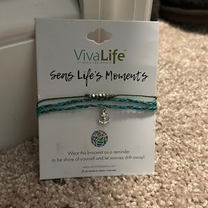 Viva life beach anchor bracelet